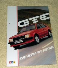 Vauxhall Astra Mk1 GTE 6 page
