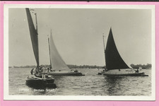 Boats on Barton Broad, Norfolk