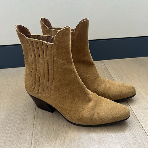 Zara suede western style ankle - western,