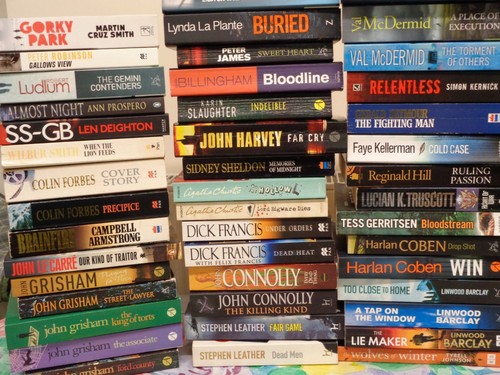 Crime thriller paperback books - crime,