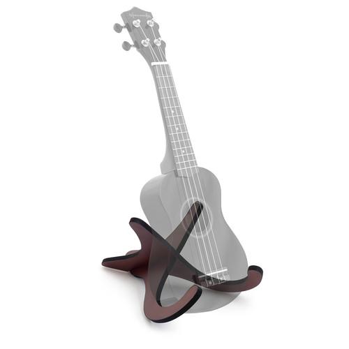 Wooden ukulele stand world - stand, by