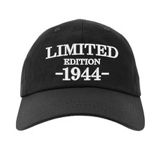 Custom Year Embroidered Cotton Cap 30th 40th 50th 60th 70th 80th Birthday Hat