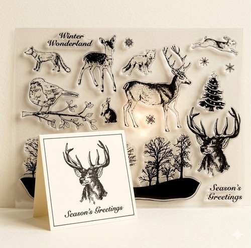 Clear stamp - 7", x