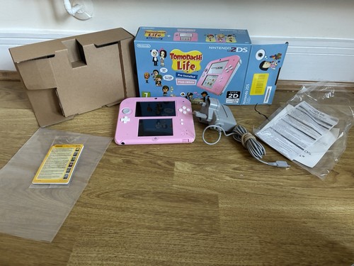 Nintendo 2ds pink white - nintendo, pink/white