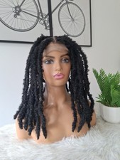 Full Lace  Distress Dread Locks Braided Wig. Box Braid. Light Weight 