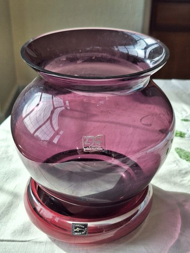 Lsa purple glass bowl - glass, with