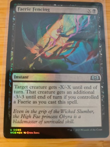 Mtg faerie fencing 0090 - mtg,