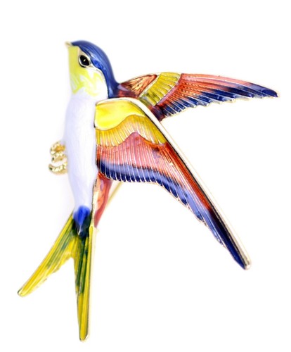 Gorgeous gold tone enamel