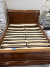 Wooden Double Sleigh Bed - a beautiful piece of French furniture! 