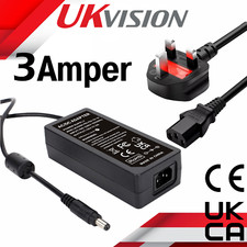 DC12V Power Supply With Adapter Connector Transformer For LED StripLight CCTV UK