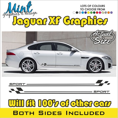 Jaguar side stripes r - jaguar, xe