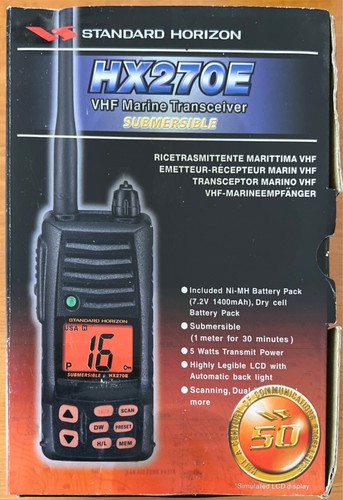Standard horizon hx270e vhf - standard,