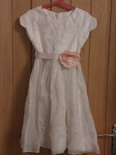 White Occasion Monsoon Girls Dress