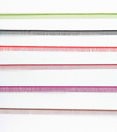 3mm organza pseudo hackle - organza, hackle,