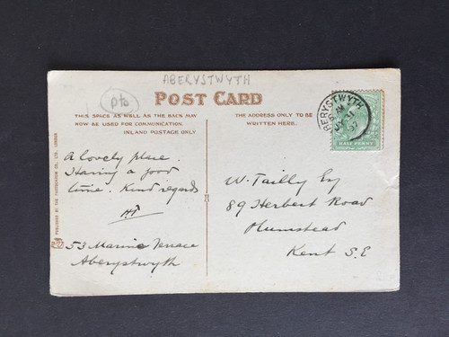 1907 aberystwyth single - gb,