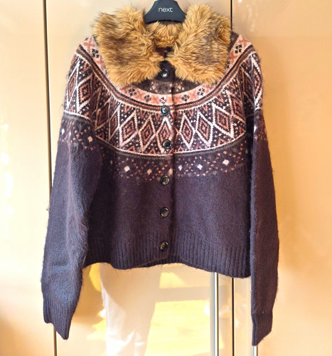 Next brown fair isle - , nordic