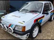 Peugeot 205 Gti  Rally Car Classic 