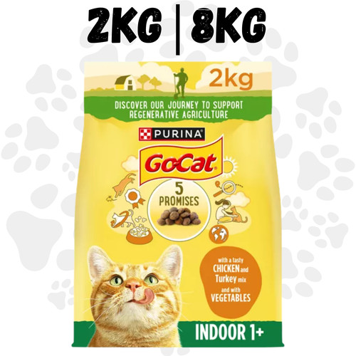 Cat indoor adult dry - go-cat,