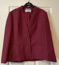Womens Eastex dark pinky Red  lined Jacket Size 18