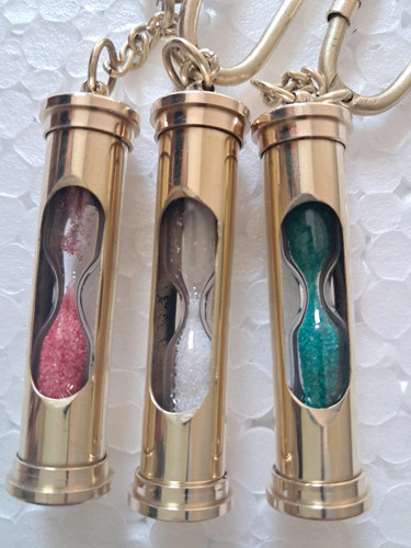 Set brass hourglass - of,