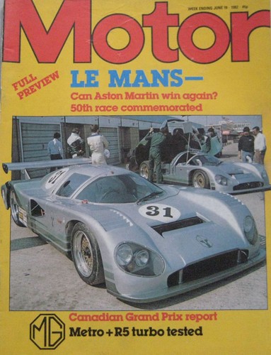 Motor magazine 1982 - magazine, 19/6/1982