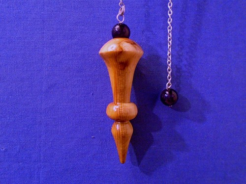 Wooden dowsing pendulum - wooden,