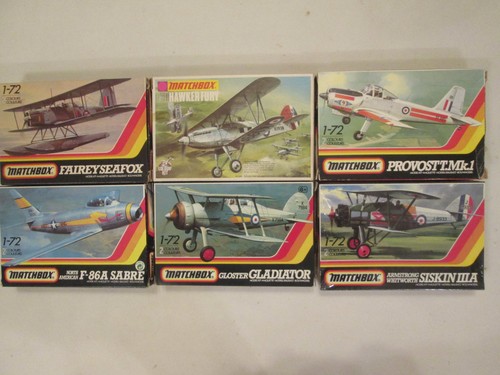 Six matchbox model - planes,