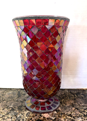 Vintage red mosaic - vintage,