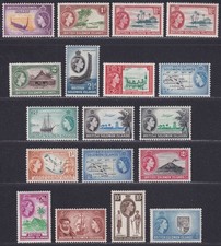 British Solomon Islands 1956 Queen Elizabeth II Set Mint SG82-96 cat £130