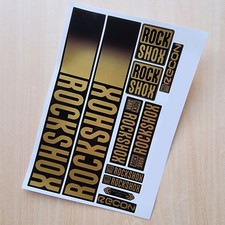 Rockshox recon fork stickers - rockshox,