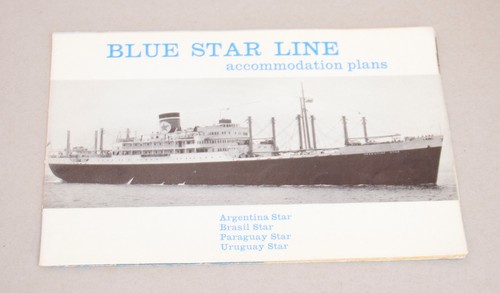 Steamer deck plan blue - blue, star