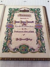 James Henry Bennett ~ Founder Of Bennett College Sheffield 1927 Signed Book