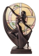 Art deco dancer bronze lady - deco,