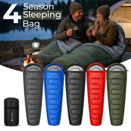 Sleeping bag mummy - sleeping, season