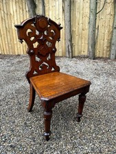 Antique carved turned oak arts
