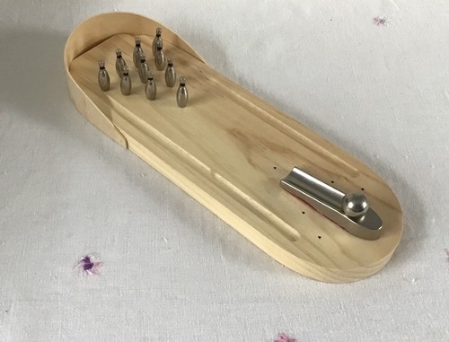 Desk tabletop wooden bowling - desk/tabletop,