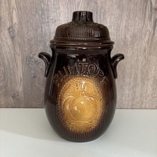 Vintage Rumtopf Brown Storage