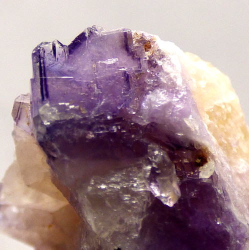 Blue john fluorite crystal - fluorite,