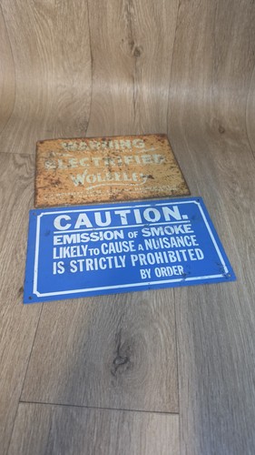 Vintage metal signs - vintage, bundle