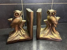 Heavy pair Owl Book Ends