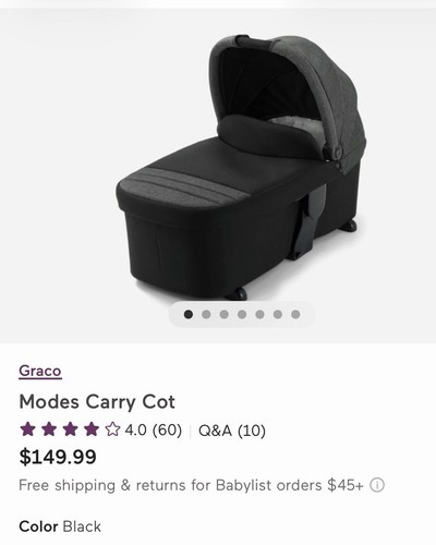 Graco modes carry cot - modes, bassinet