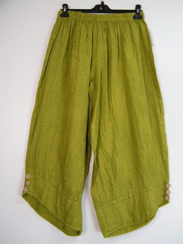 Lagenlook100 linen cropped - lagenlook100%,