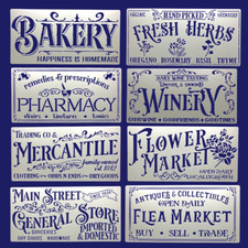Set of 8 Victorian Style Shop