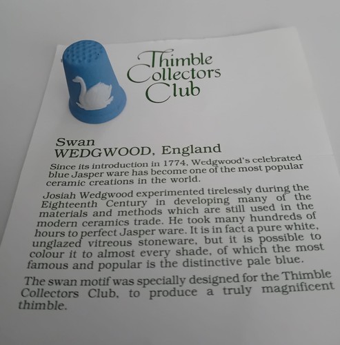 Wedgewood thimble collectors - wedgewood,