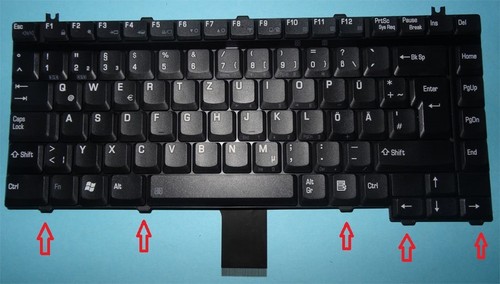 Keyboard toshiba satellite - toshiba,