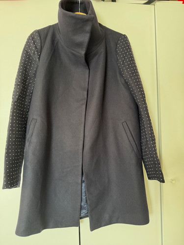 Zara woman navy wool - zara, blend