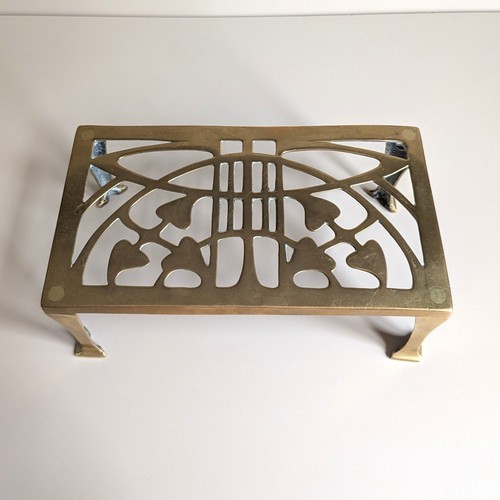 Arts crafts brass - crafts, trivet