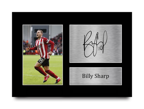 Billy sharp signed - signed, sheffield