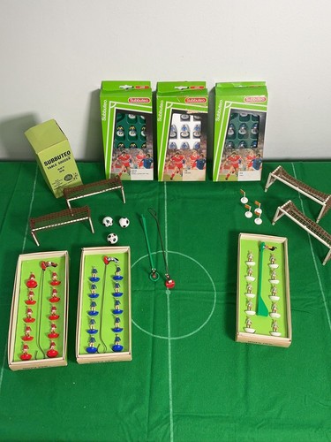 Vintage subbuteo table soccer - table,