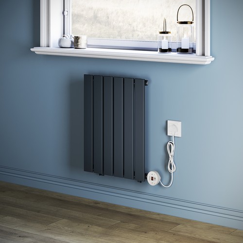 Electric radiator wall - wall, mounted